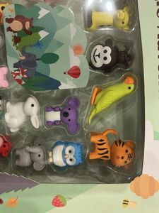 Animal Shape Eraser Set