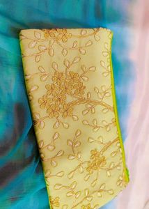 Set Of 2 New Embroidered Pouch Clutches