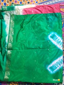 A Tri Color Saree One Two Time Used