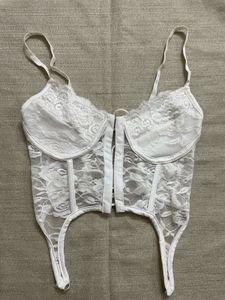 White Lace Corset