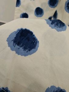 H&amp;M White/Blue Dress