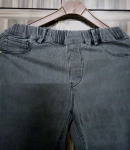 Charcoal Denim Jeggings