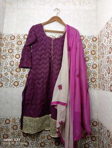 Purple Casual Kurta Sets & Suits (Women's)
