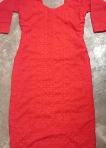 Cheken Kari Work Kurta