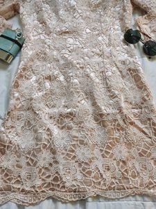 Elegant Lace Mini Dress