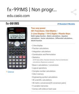 CASIO scientific Calculator Fully Working