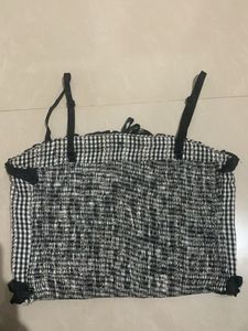 Checkered Crop Top