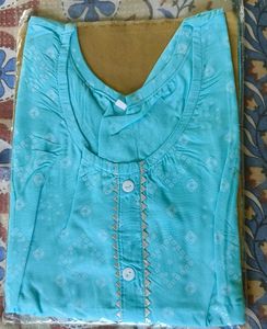 This Is The Reyon Cotton Long Kurti .