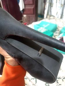 high Black Platform Boots