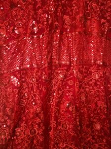 Red Embroidered Lehenga Choli❤️