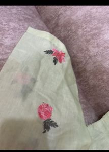 Embroidered Pastel Dress