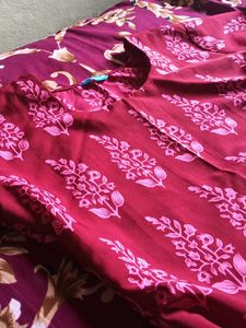 Red Printed Kurti