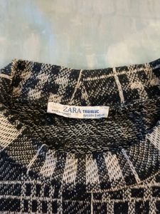 Zara Knitted Half Sleeve Top Size Mex 26