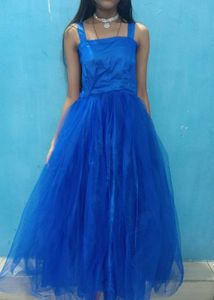 Blue Gaown For Women With Free Gift 🎁