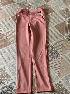 Pink High Waisted Dress Pants