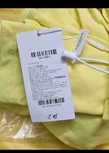 Yellow Mesh Maxi Dress