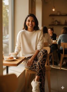 👑ZARA Chain Print Leggings|Gold &amp; Black|Must Buy