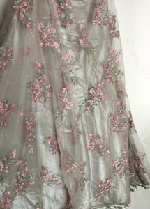 Floral Embroidered Fabric