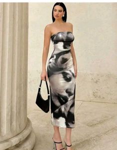 Woman Face Bodycon Dress