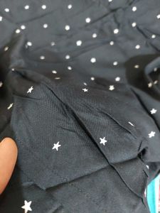 Star Print Top/Short Kurti