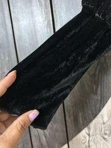 Black Velvet Top