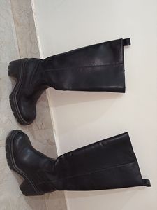 Zara Knee Long Boot With Size 36
