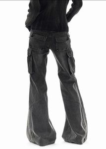 Y2K Flare Cargo Jeans