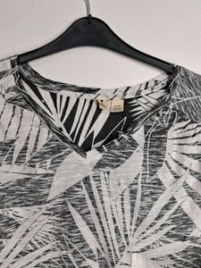 Leaf Print Top
