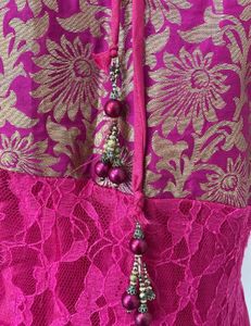Women Flair Dress Rose