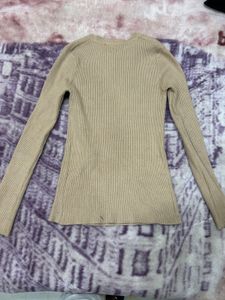 Beige Asthetic Top