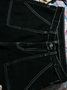 Black Cargo Jeans