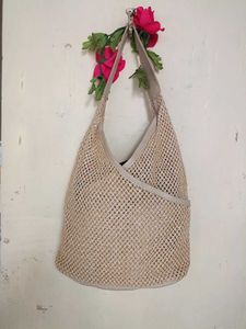 Woven Hobo Bag imported tag not available