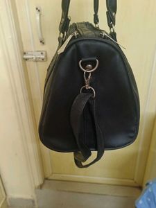 Classic Black Shoulder Bag