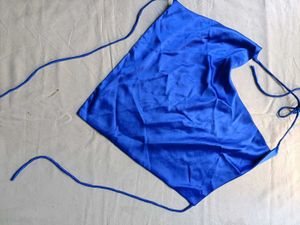 Backless Satin Top 💙