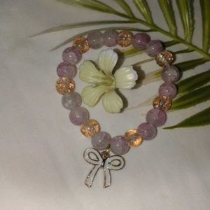 Beaded Bracelet with Bow