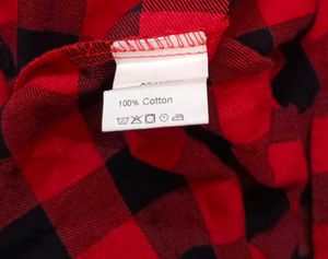 Red and Black Plaid Babydoll Dress