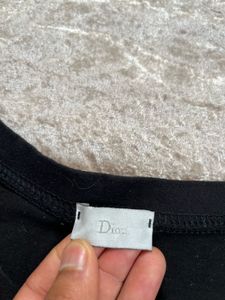 Dior Black Logo Tee