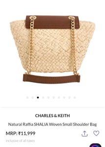 charles keith brand new bag with tag nd dust cover