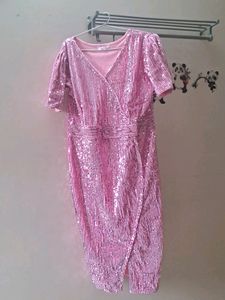 Women Bodycon Pink Dress