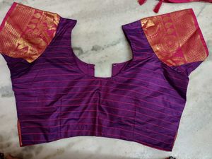 Striped Purple Blouse