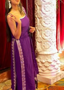 Elegant Purple Kurta Set