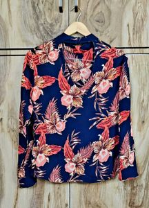 Floral Print Long Sleeve Top si,e-34-S