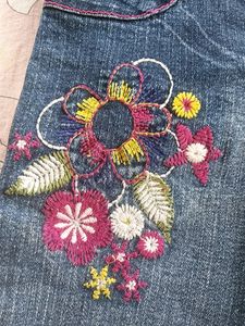 Design Blue Jeans For 5-6 Years Girl