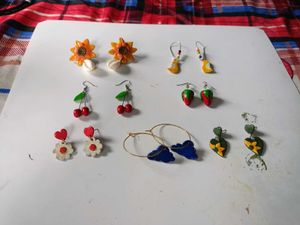 Funky Handmade Polymer Clay Earrings
