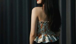 Floral Print Tube Top