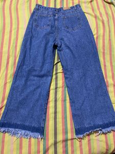 Wide Leg Denim Jeans