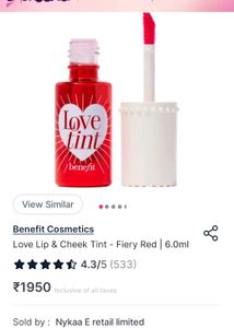Benift Cosmetics Love Tint
