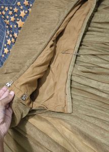 yellow and brown sharara Set