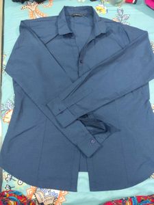 Discount On Westside Wardrobe Stylish Blue Shirt