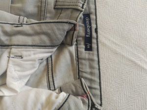 Mid Waist Jeans (Light Grey)